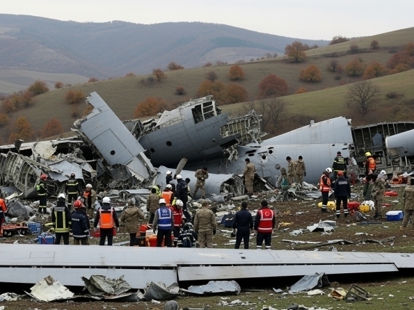 Грузияда қулаган Туркия самолётида ҳеч ким омон қолмаган 