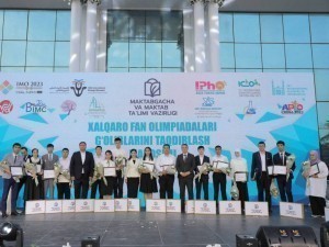 The winners of the International Science Olympiad are awarded more than 2 billion soums