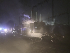 Toshkentda podstansiyadagi transformator yonib ketdi