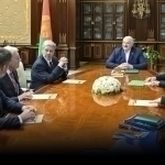 Lukashenko Trampning odami bilan uchrashdi (video)
