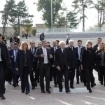 Norboyeva visits Registan with the President of Italy