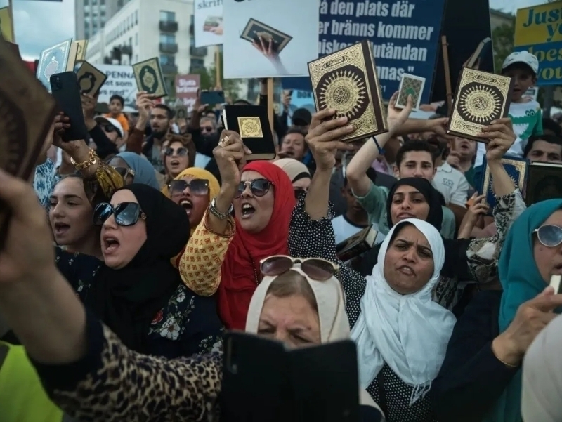 Shvetsiyada musulmonlar saylov arafasida radikal demokratlarga qarshi chiqmoqda