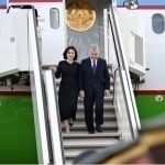 Мирзиёев рафиқаси билан Люблянага борди