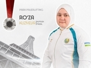 Roza Kuzieva secures silver medal at the Paralympics for the second time