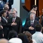 Шавкат Мирзиёев ва Имомали Раҳмон концертга борди