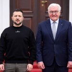 Zelenskiy Germaniya Prezidenti bilan uchrashdi (video)