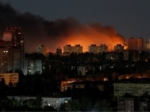 Rossiya Ukrainani ballistik raketalar bilan bombaladi. Polsha qiruvchilarini havoga ko‘tardi (video)