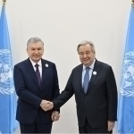 Mirziyoyev meets with UN Secretary-General Guterres