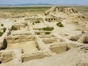 Some historical tombs have been destroyed to make space for residential buildings in Namangan 