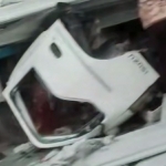 Isuzu collides with KamAZ in Syrdarya (video)