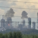 Ukraina Rossiyaning eng yirik neft zavodlaridan biriga zarba berdi (video)
