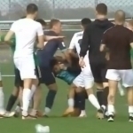 Turkiyadagi futbol o‘yinida Rossiya va Qozog‘iston jamoalari mushtlashdi (video)