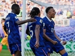 Fransiya kichik hisobdagi g‘alaba bilan 1/4 finalga chiqdi