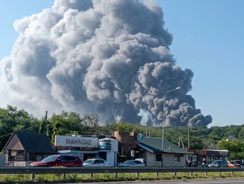 18-hujum: Ukraina yana Wildberries omborlaridan birini bombaladi (video)