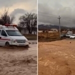 Samarqandga sel keldi (video)