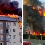 Jizzaxda 7 qavatli “dom”da yong‘in sodir bo‘ldi