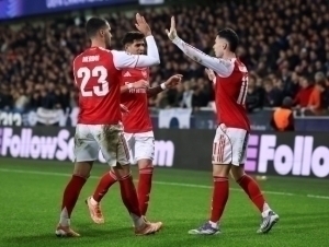 “Арсенал” Бельгия сафарида йирик ҳисобдаги ғалабага эришди