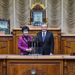 Mirziyoyev Yaponiya Maslahatchilar palatasi rahbariyati bilan uchrashdi