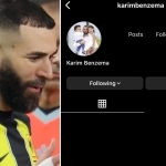 Бензема Instagram саҳифасини ўчириб ташлади