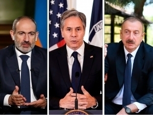 Blinken Aliyev va Pashinyanga qo‘ng‘iroq qilib, tinchlikka ko‘ndirishga urindi