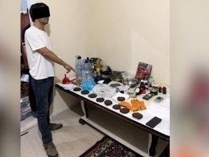 Namanganda narkolaboratoriya tashkil qilgan shaxs ushlandi (video)