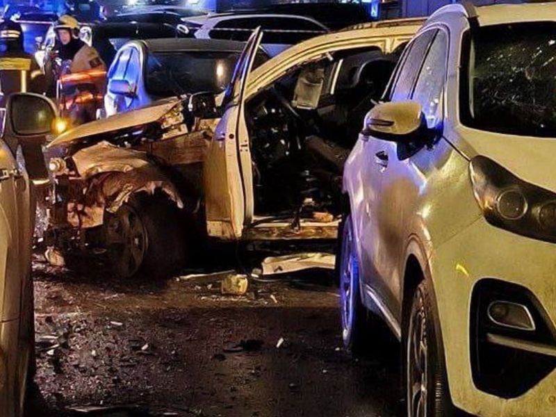 Rossiyalik general mashinasida portlatib yuborildi (video)