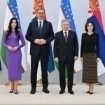 Mirziyoyev welcomes Serbian President Aleksandar Vucic with official ceremony