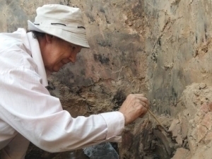 Ancient temple and unique murals were found in Urgut