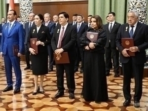 Four artists from Uzbekistan were honored as “People's Hafiz of Tajikistan”