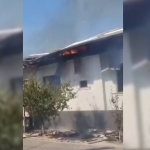 Andijonda xonadon yonib ketdi (video)