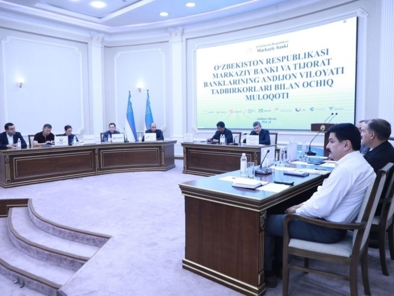 “Biznesni rivojlantirish banki” rahbariyati Andijonda tadbirkorlar bilan muloqot qildi