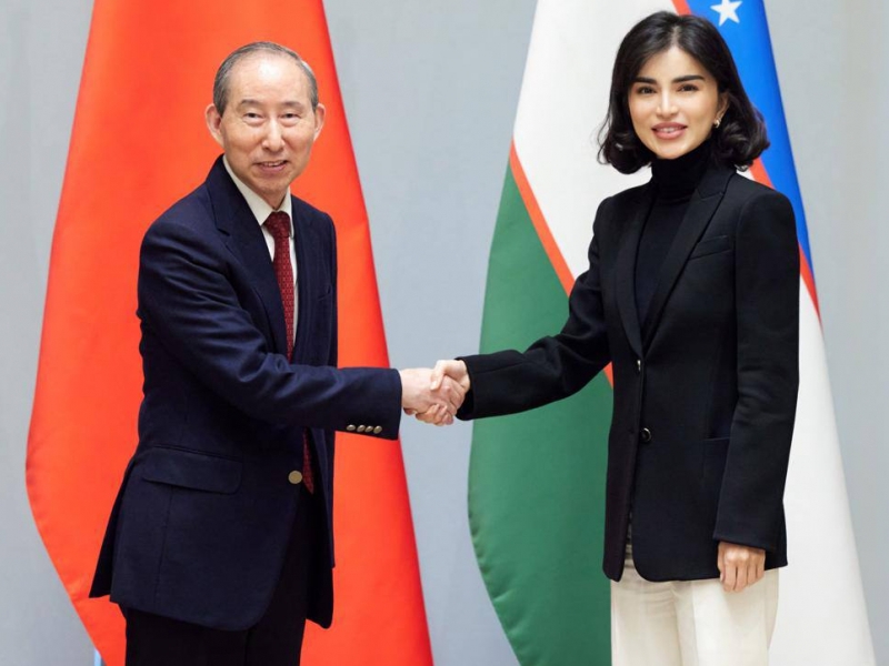 Saida Mirziyoyeva Xitoy Xalqaro kommunikatsiya markazi raisi bilan uchrashdi (video)