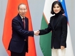 Saida Mirziyoyeva Xitoy Xalqaro kommunikatsiya markazi raisi bilan uchrashdi (video)