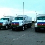 Ozarbayjondan Eronga gumanitar yordam yuborildi (video)