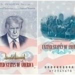 AQSHda pasport muqovasiga Donald Tramp portreti tushiriladi