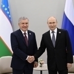 Shavkat Mirziyoyev Vladimir Putin bilan uchrashdi