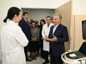 Mirziyoyev visited the medical center in Tashkent