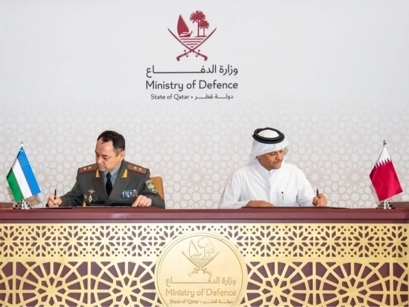 O‘zbekiston Qatar bilan harbiy hamkorlik memorandumini imzoladi