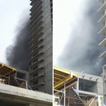 “Tashkent city”dagi “Nest One” majmuasida yong‘in chiqdi (video)