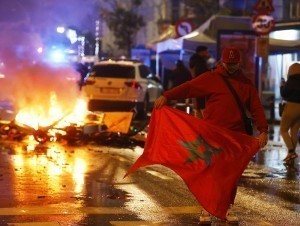 Belgiya - Marokash o‘yinidan so‘ng Bryusselda ommaviy tartibsizlik boshlandi
