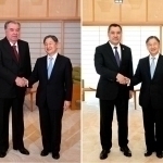 Japarov va Rahmon ham Yaponiya Imperatori bilan uchrashdi