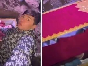 Qozog‘istonda bloger o‘zini tiriklay ko‘mib, video oldi (video)