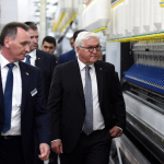 Germaniya Prezidenti Yashnoboddagi tekstil korxonasi bilan tanishdi