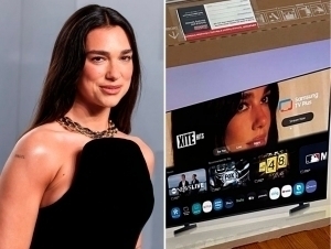 Dua Lipa Samsung kompaniyasini sudga berdi