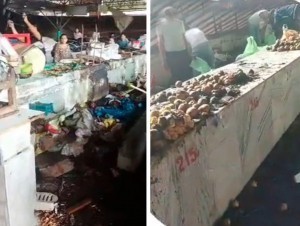A farmer’s market burned down in Kashkadarya