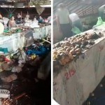 A farmer’s market burned down in Kashkadarya