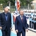 Mirziyoyev was officially welcomed at the Presidential Palace in Ankara