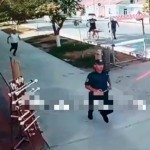 Farg‘onada pora olgani aytilgan YPX xodimi qochayotganda kameraga tushib qoldi (video)