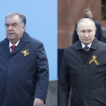 Putin va Rahmon Moskvadagi paradda... (fotoreportaj)