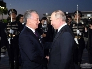 Putin thanks Mirziyoyev for his hospitality